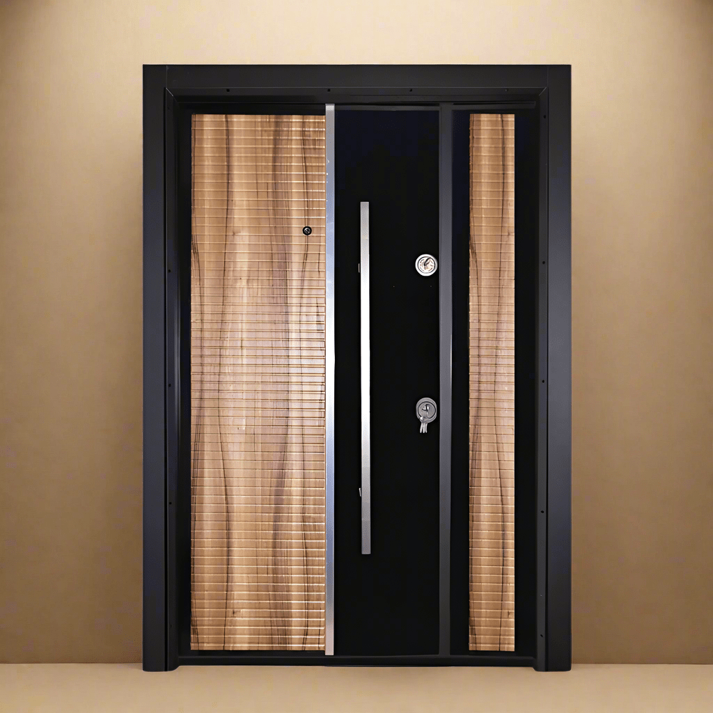 Decordin Security Doors PVC Laminated One & Half Door - PMR 023