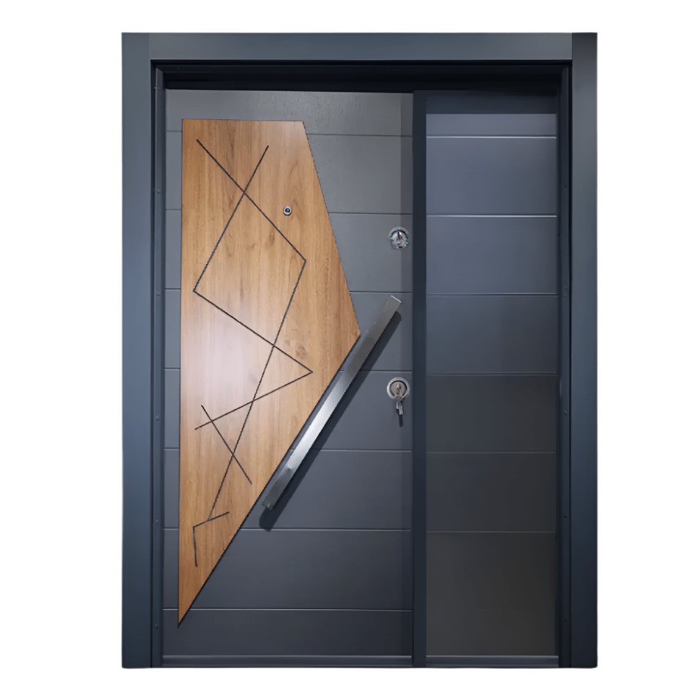 Decordin Security Doors PVC Laminox Portal One & Half Door - PMR-011