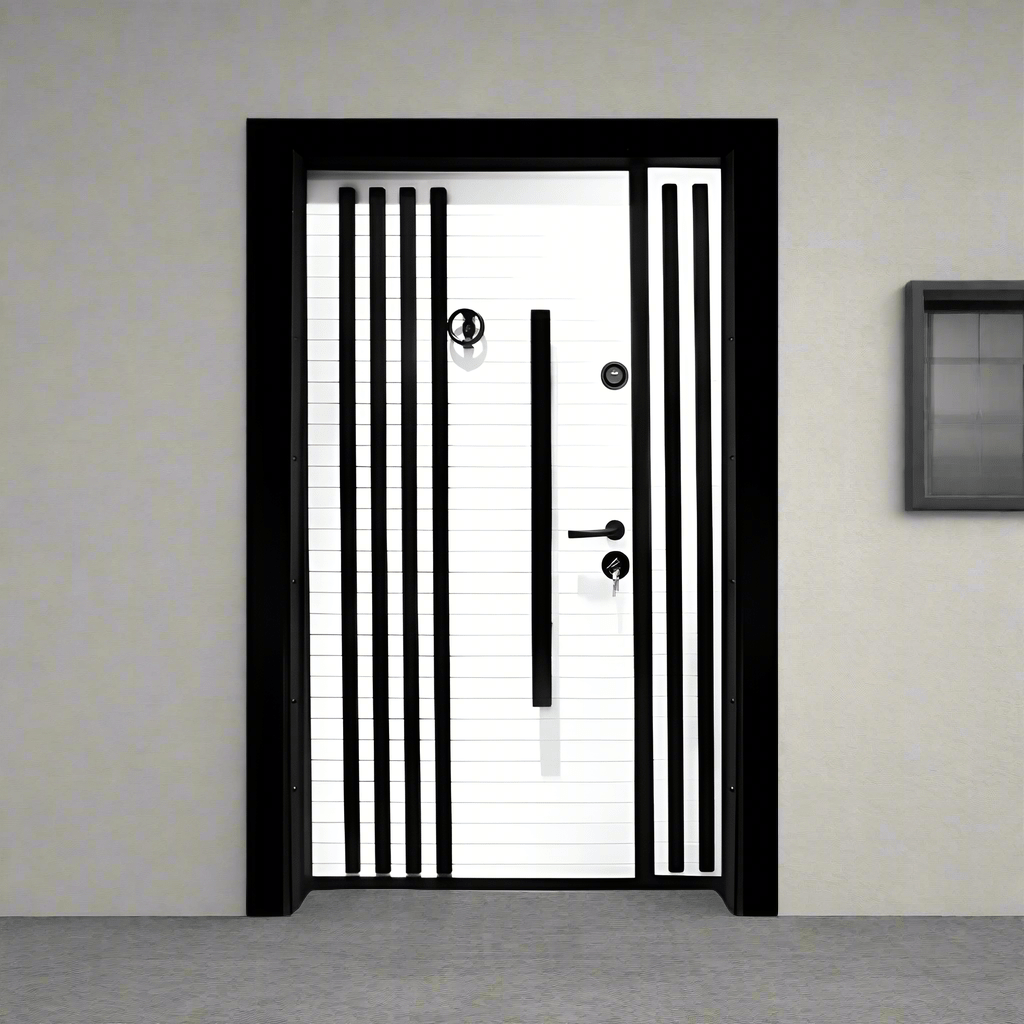 Decordin Security Doors PVC Laminox Portal One & Half Door - PMR-013