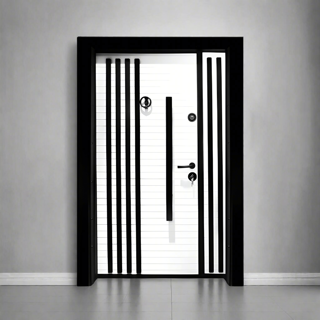 Decordin Security Doors PVC Laminox Portal One & Half Door - PMR-013