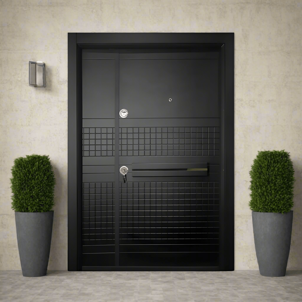 Decordin Security Doors PVC Laminox Portal One & Half Door - PMR-016