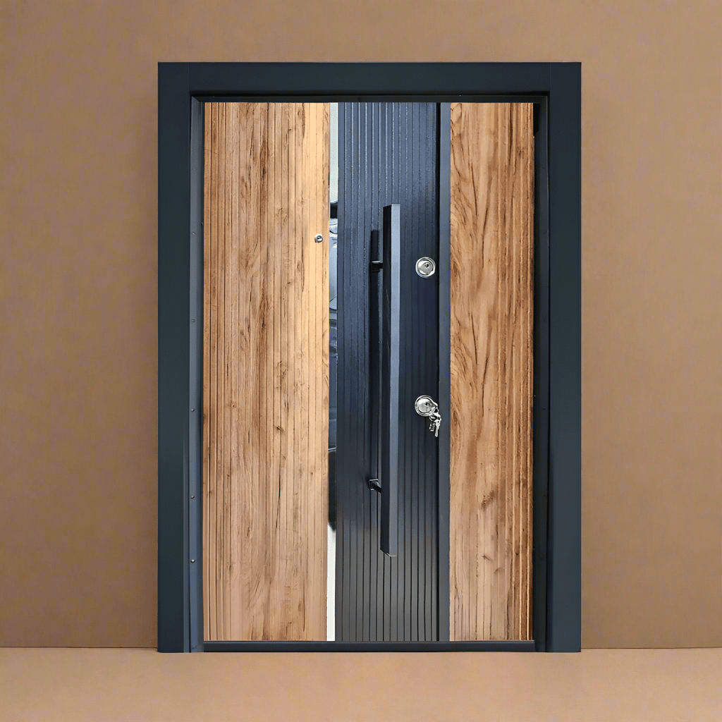 Decordin Security Doors PVC Laminox Portal One & Half Door - PMR-017