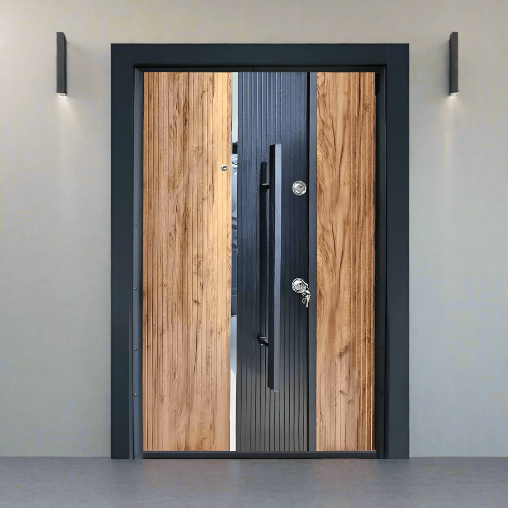 Decordin Security Doors PVC Laminox Portal One & Half Door - PMR-017