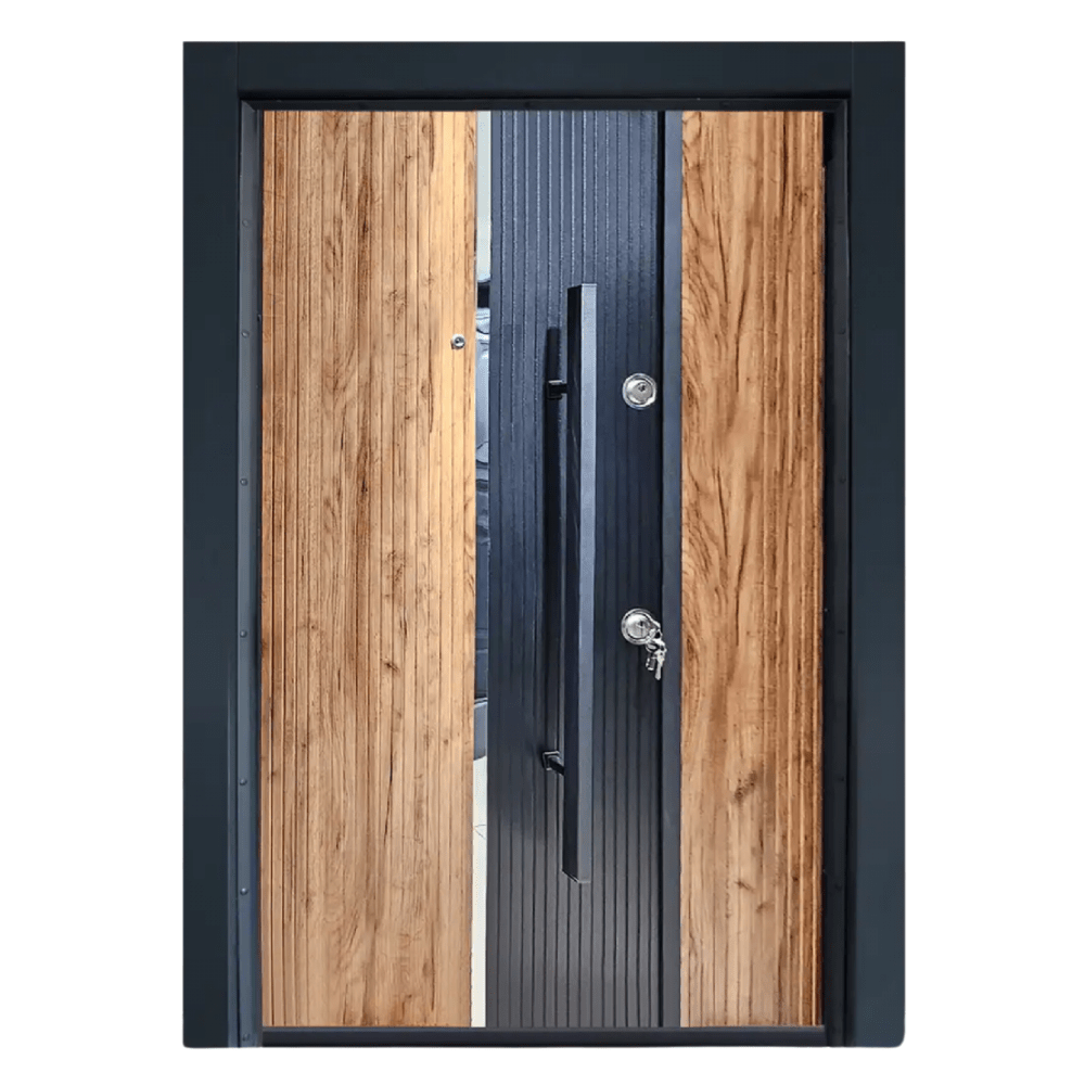 Decordin Security Doors PVC Laminox Portal One & Half Door - PMR-017