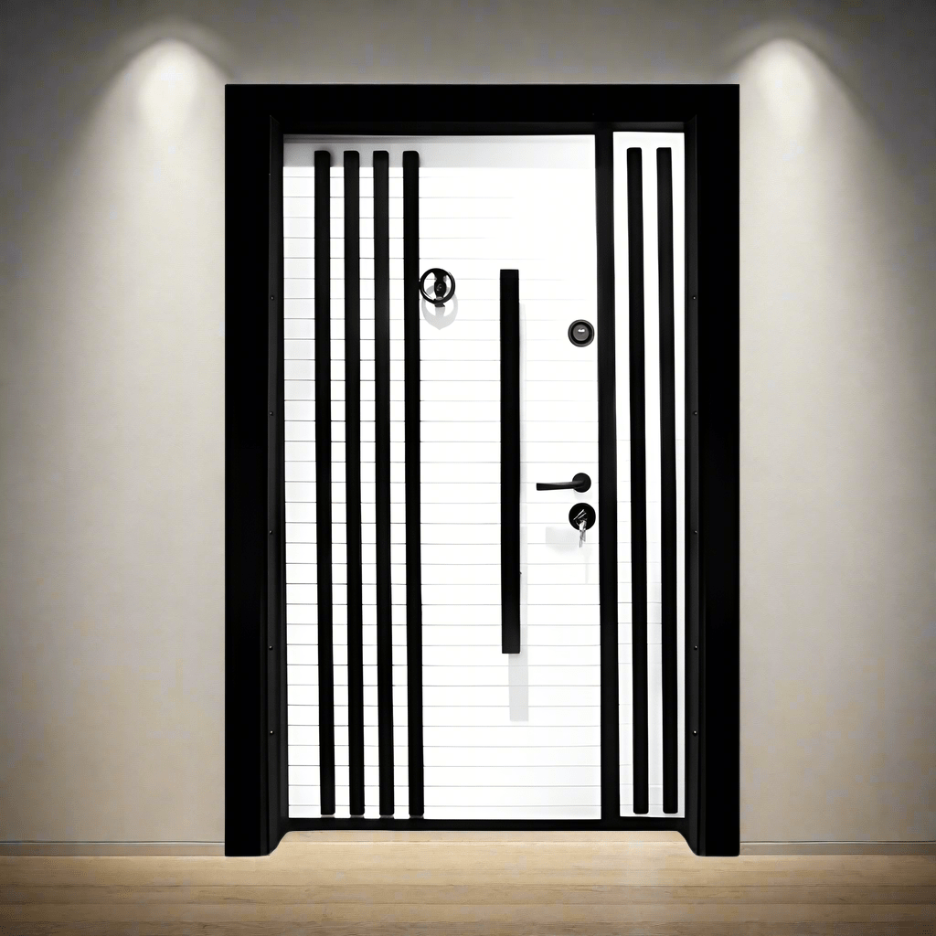 Decordin Security Doors PVC Laminox Single Door - PMR-013