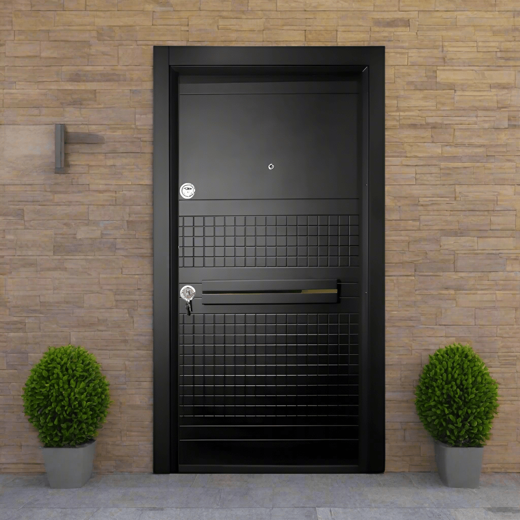 Decordin Security Doors PVC Laminox Single Door - PMR-016