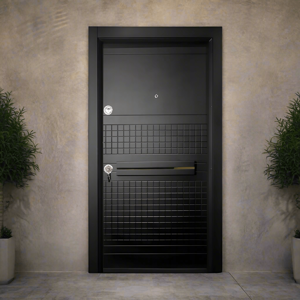 Decordin Security Doors PVC Laminox Single Door - PMR-016