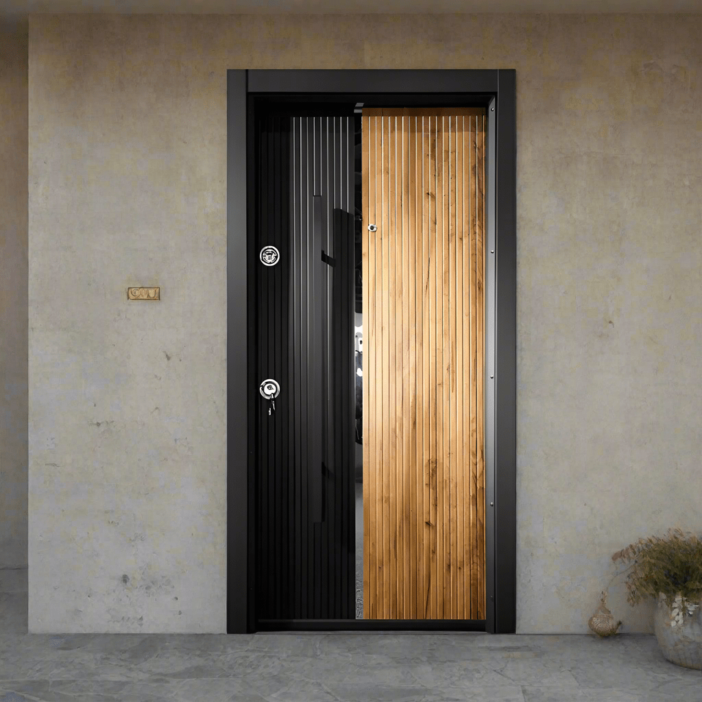 Decordin Security Doors PVC Laminox Single Door - PMR-017