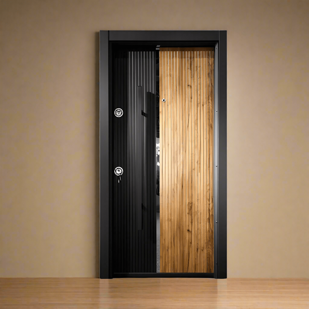 Decordin Security Doors PVC Laminox Single Door - PMR-017