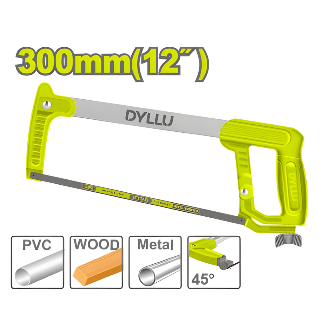 Dyllu Hand Saws & Cutting Tools Dyllu 12" Hacksaw Frame - DTHF3108