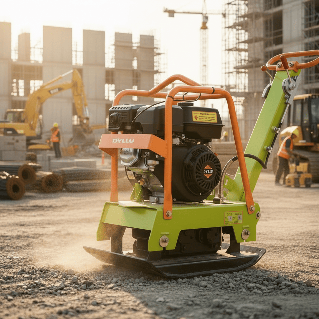 Dyllu Construction Equipment Dyllu 127kg Gasoline Reversible Plate Compactor 4.8kW(6.5HP) - DTPA2A125