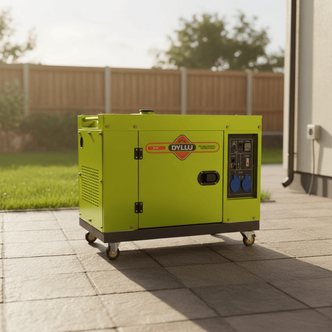Dyllu Generator Dyllu 15.0HP Diesel Gasoline Generator - DTDG2A100-1