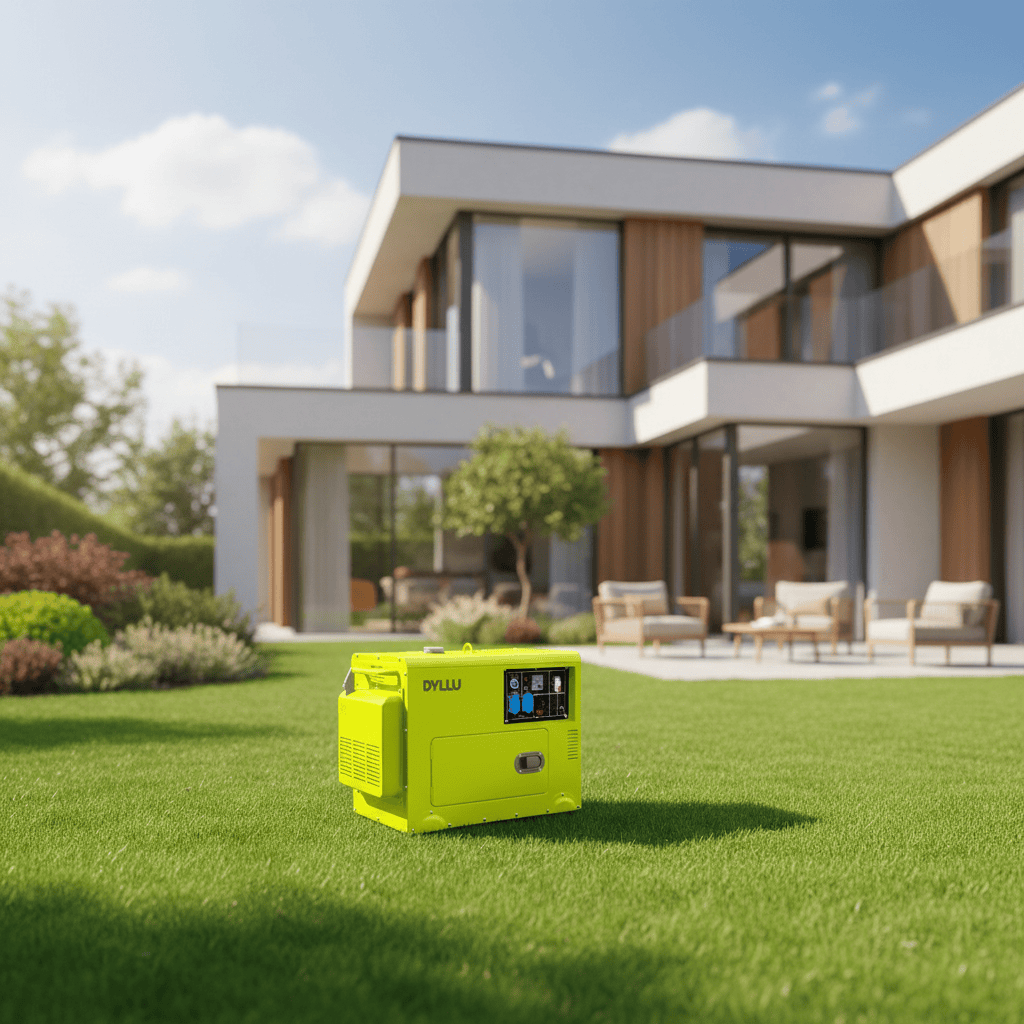 Dyllu Welding, Generator & Construction Equipment Dyllu 17L Silent Diesel Generator 9HP - DTDG2A50