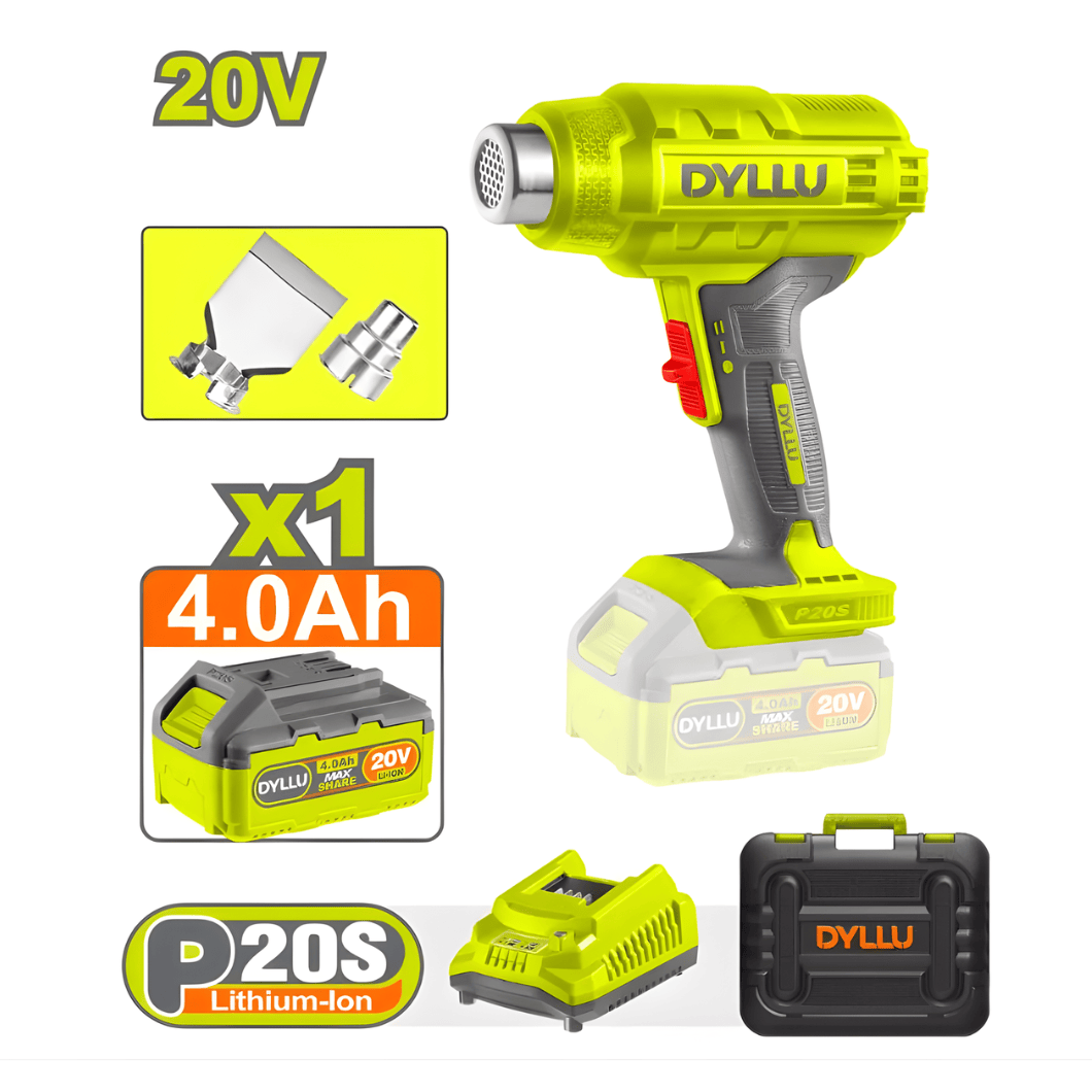 Dyllu Heat Gun Dyllu 20V Cordless Heat Gun – DTKH1B012