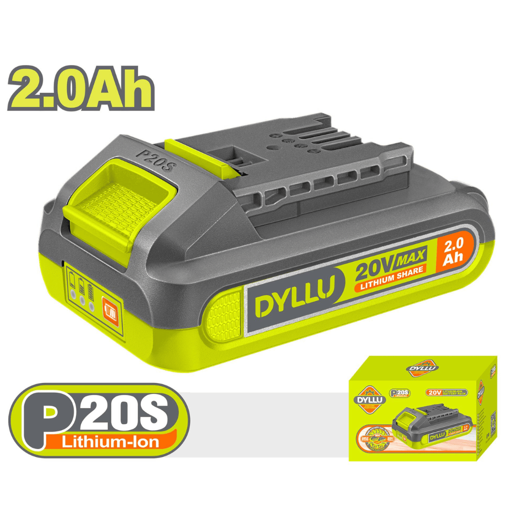 Dyllu Batteries & Chargers Dyllu 20V Lithium-Ion Battery 2.0Ah - DTLBP520