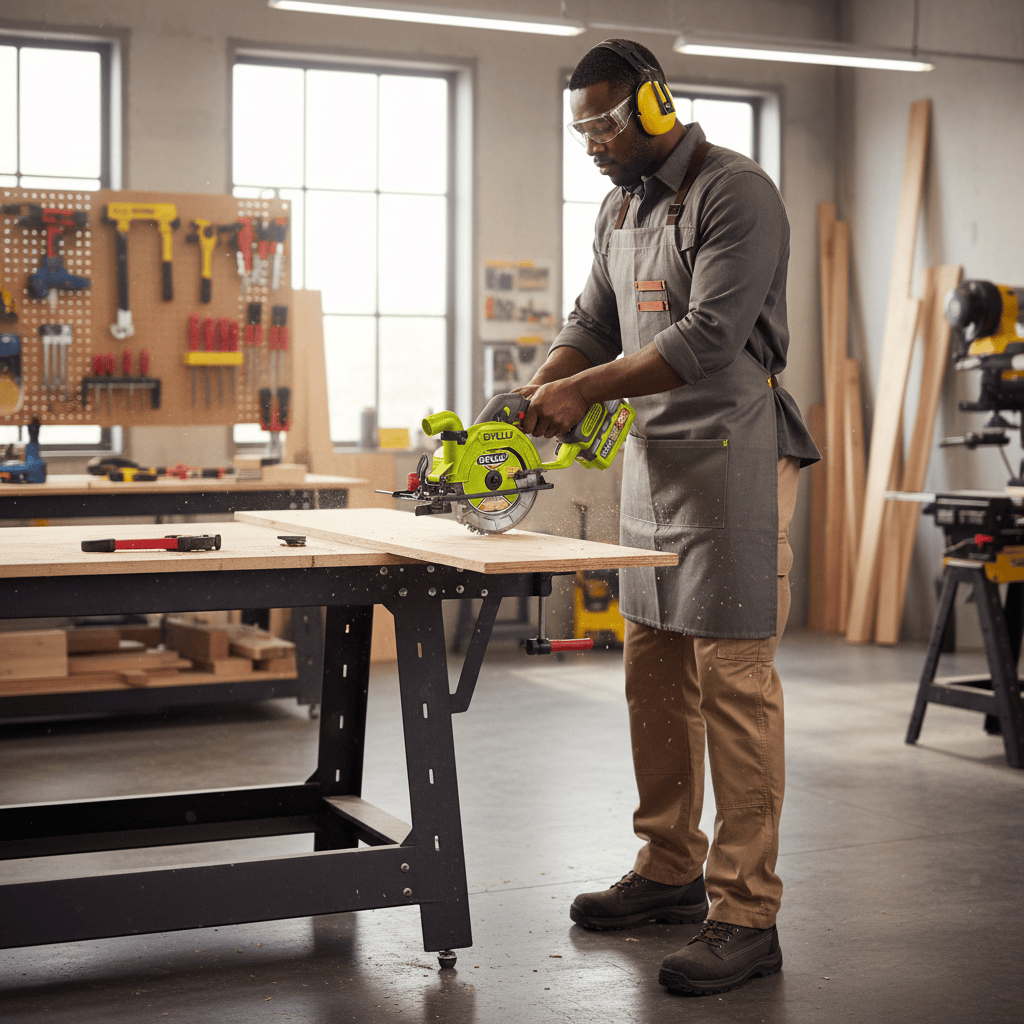 Dyllu Circular Saw Dyllu 20V Lithium-Ion Cordless Circular Saw - DTLWP5630