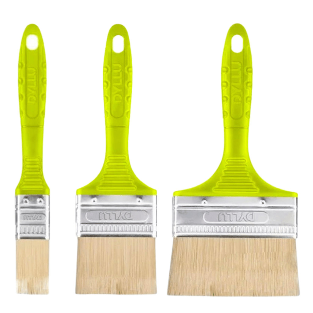 Dyllu Paint Tools & Equipment Dyllu 3 Piece Paint Brush Set For Oil-Based Paint - DTPB1931