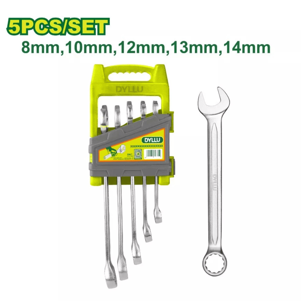 Dyllu Wrenches Dyllu 5-Piece Combination Spanner Set - DTSP1205