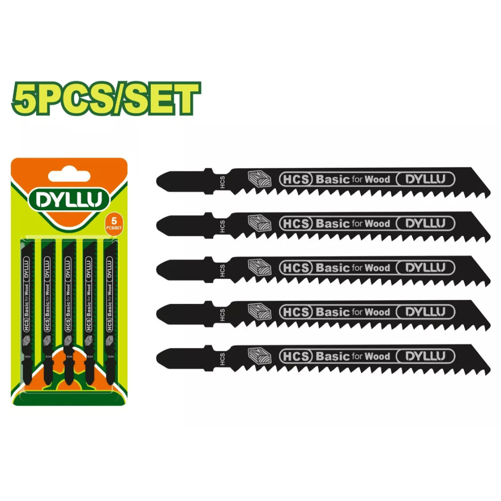 Dyllu Saw Blades Dyllu 5-Piece Jig Saw Blades For Wood - DTJB111C