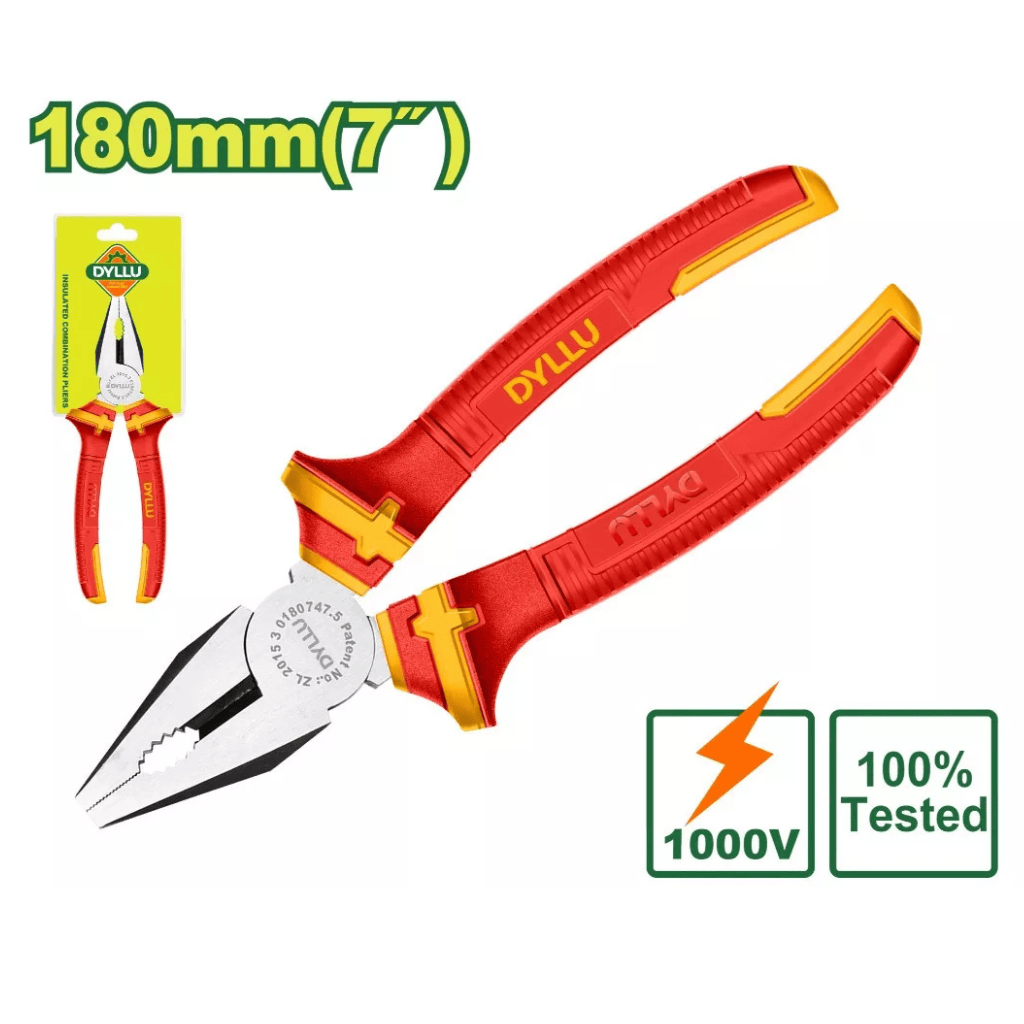 Dyllu Pliers Dyllu 7" Insulated Combination Pliers - DTPL1937