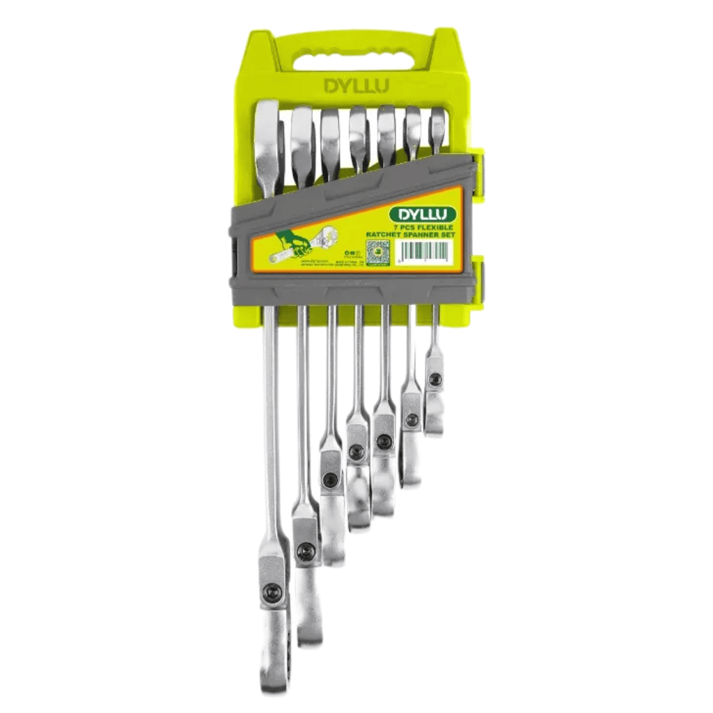Dyllu Wrenches Dyllu 7-Piece Flexible Ratchet Spanner Set - DTSP5207