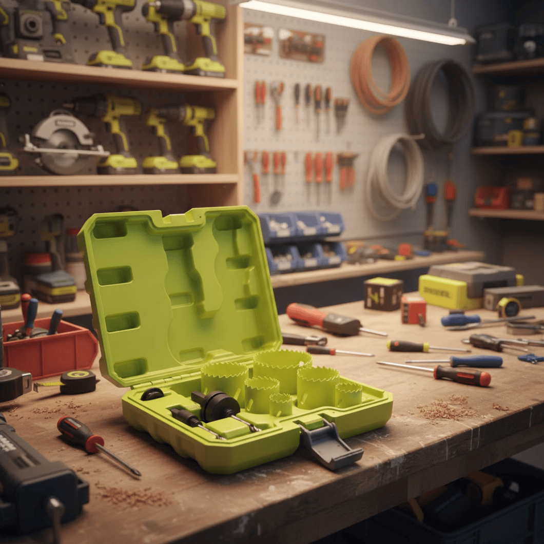 Dyllu Hole Saws & Cores Dyllu 9 Pieces Plumber's Bi-Metal Hole Saw Set - DTKJ3491