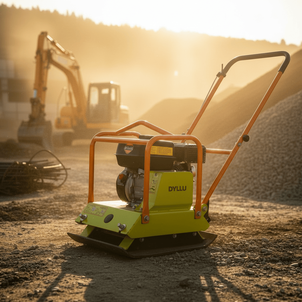 Dyllu Construction Equipment Dyllu 90kg Gasoline Reversible Plate Compactor 4.8kW(6.5HP) - DTPM2A100