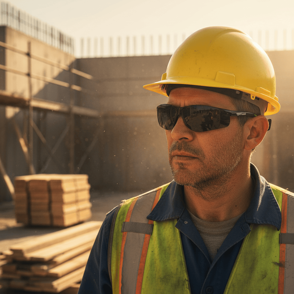 Dyllu Eye Protection & Safety Glasses Dyllu Dark Safety Goggles - DTSG3808