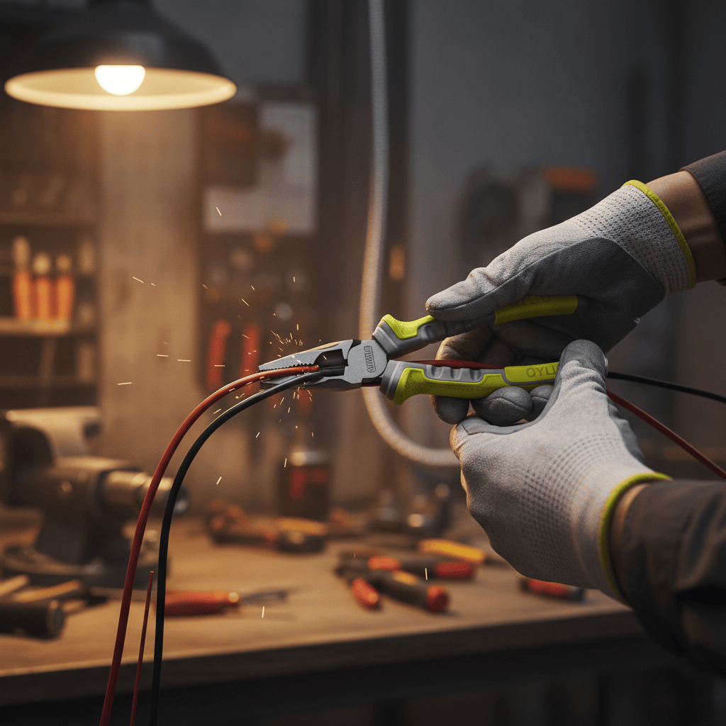 Dyllu Pliers Dyllu High-Leverage Bent Nose Pliers