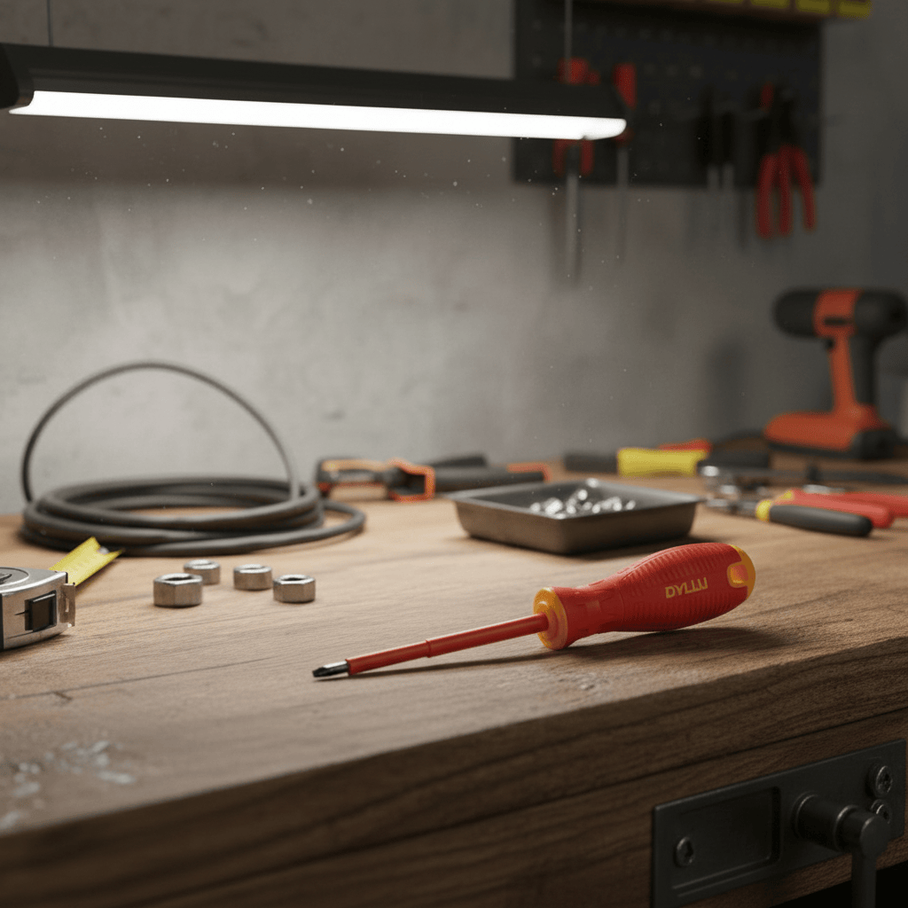 Dyllu Screwdrivers Dyllu PH1x80mm Insulated Screwdriver 1000V - DTSD7213