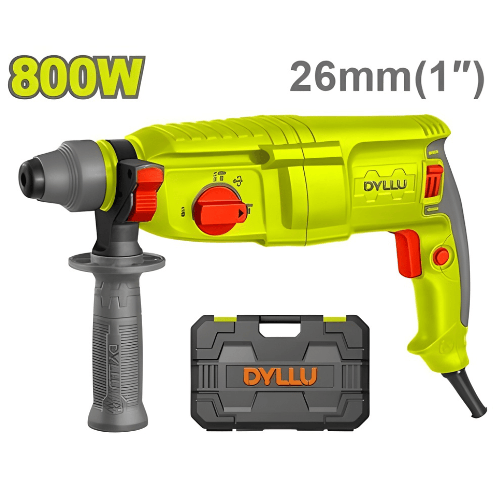 Dyllu Drill Dyllu SDS-Plus Rotary Hammer 800W - DTRH1D26