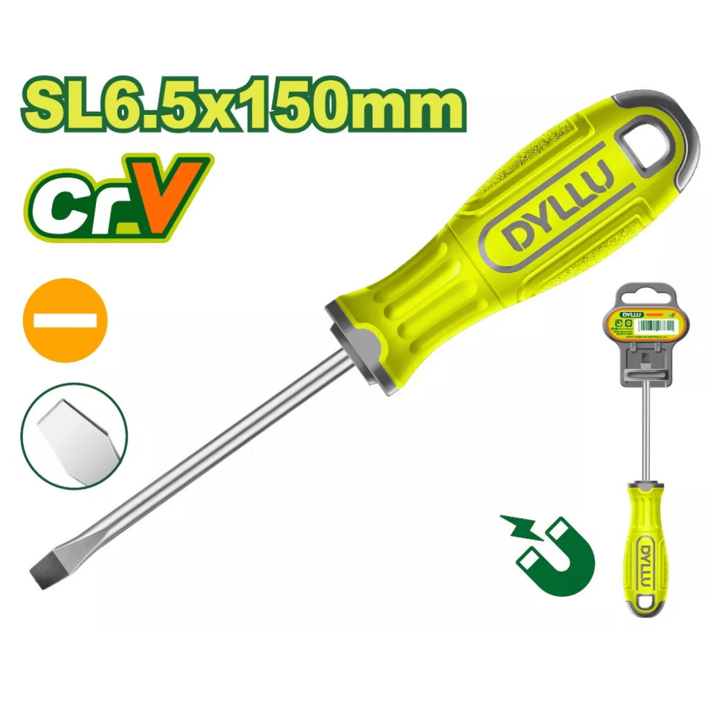 Dyllu Screwdrivers Dyllu Slotted Screwdriver 150mm - DTSD1266