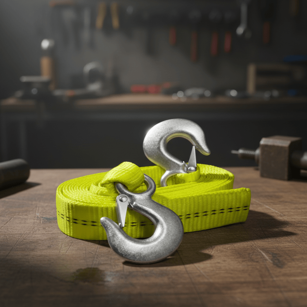 Dyllu Specialty Safety Equipment Dyllu Tow Strap With Steel Hooks - DTRT33260