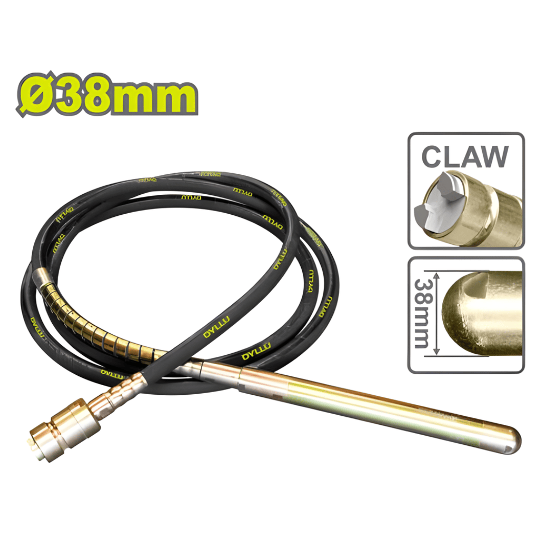 Dyllu Construction Equipment Dyllu Vibrator Poker 38mm - DTVRP1A38