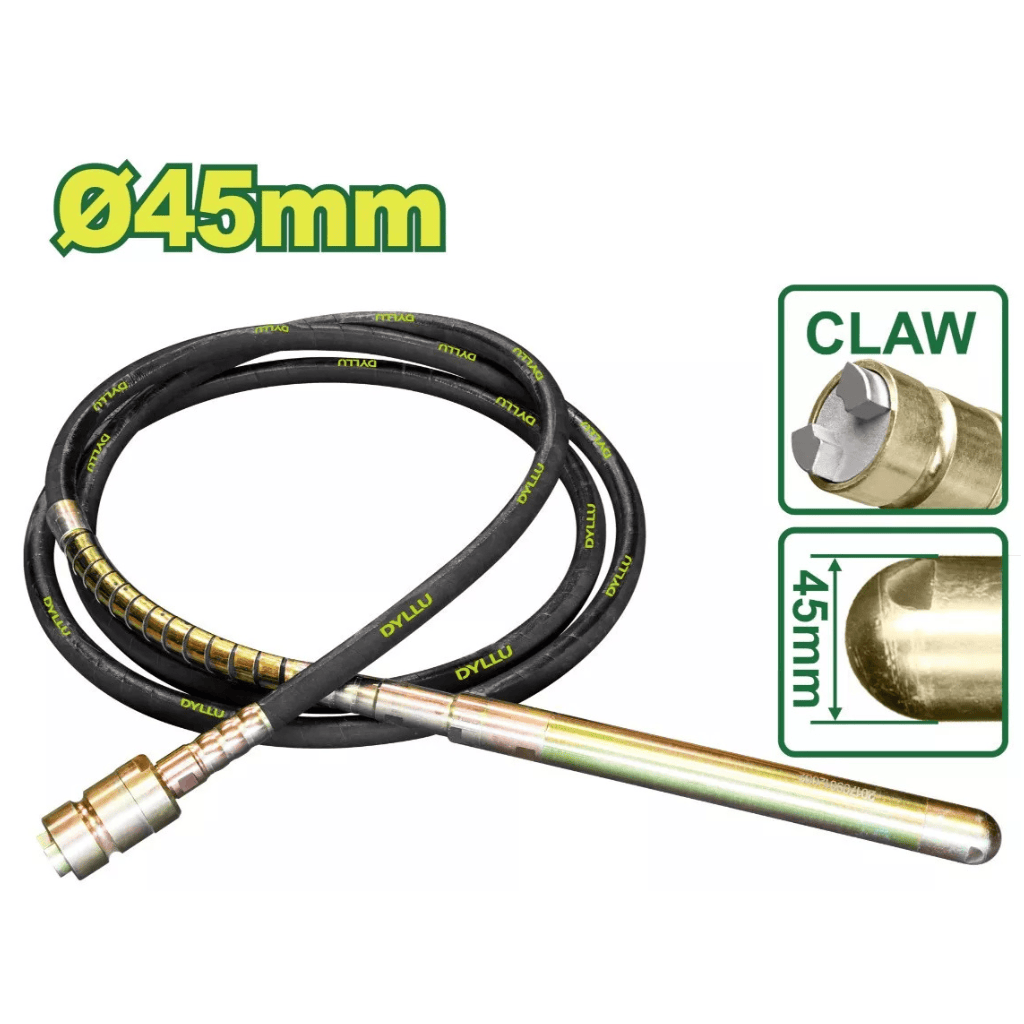 Dyllu Construction Equipment Dyllu Vibrator Poker 45mm - DTVRP1A45