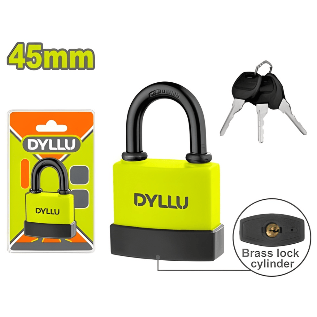 Dyllu Padlocks & Accessories Dyllu Weatherproof Padlock 45mm - DTPD9445