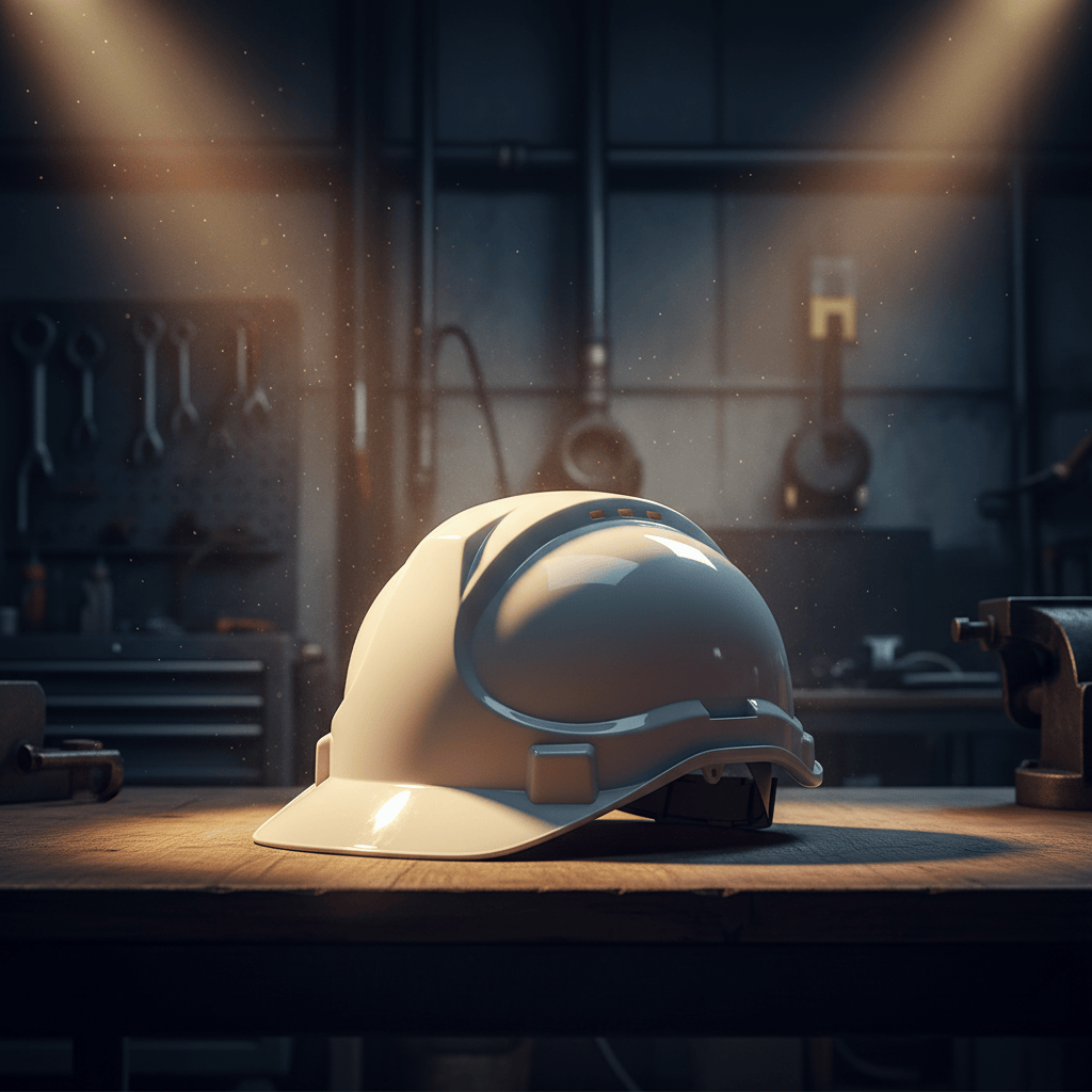 Dyllu Safety Helmets Dyllu White Safety Helmet - DTSH1303