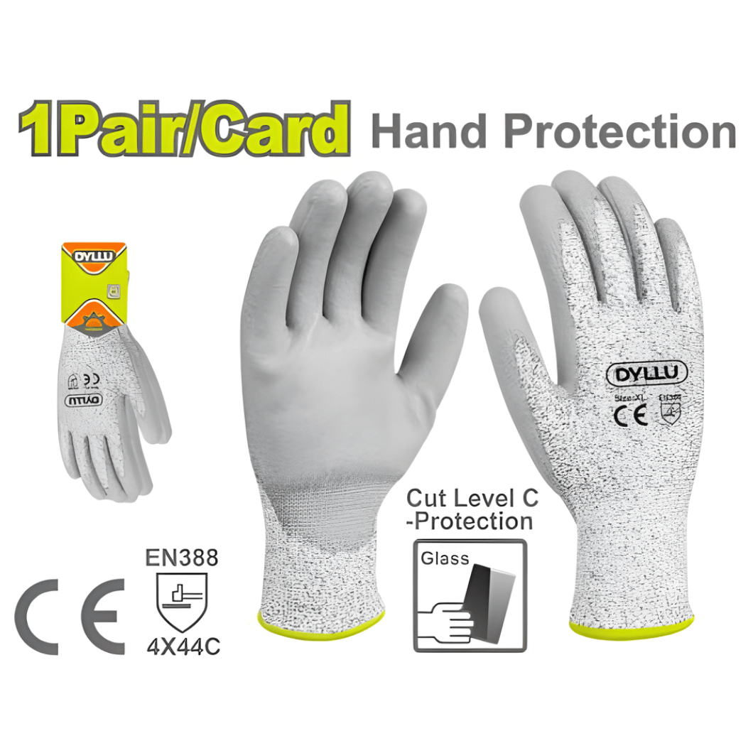Dyllu Work Gloves Dyllu XL Cut Resistance Gloves - DTPG1805
