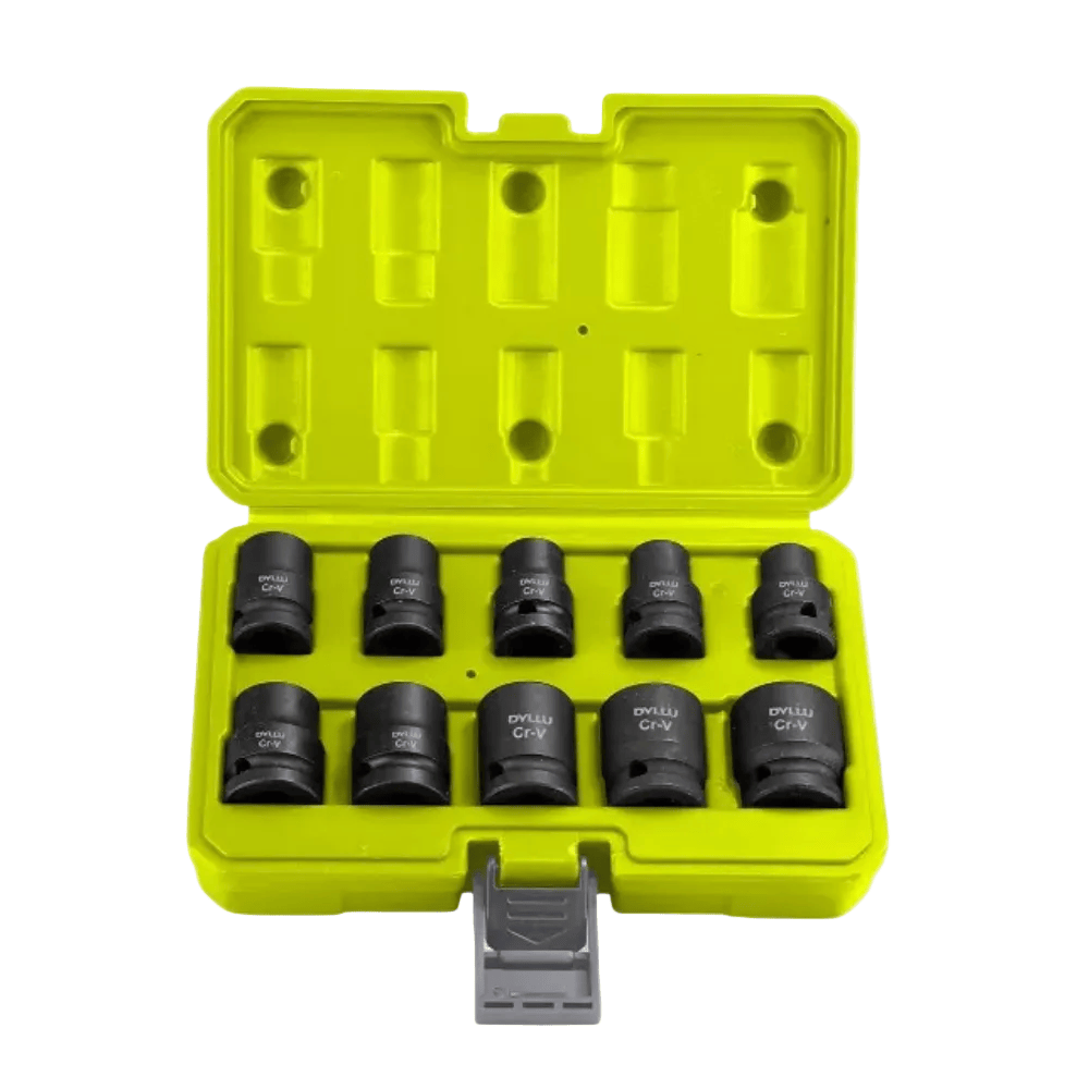 Dyllu Sockets & Hex Keys Dyllui ½″ 10-Pieces Deep Impact Socket Set – DTMS1D01