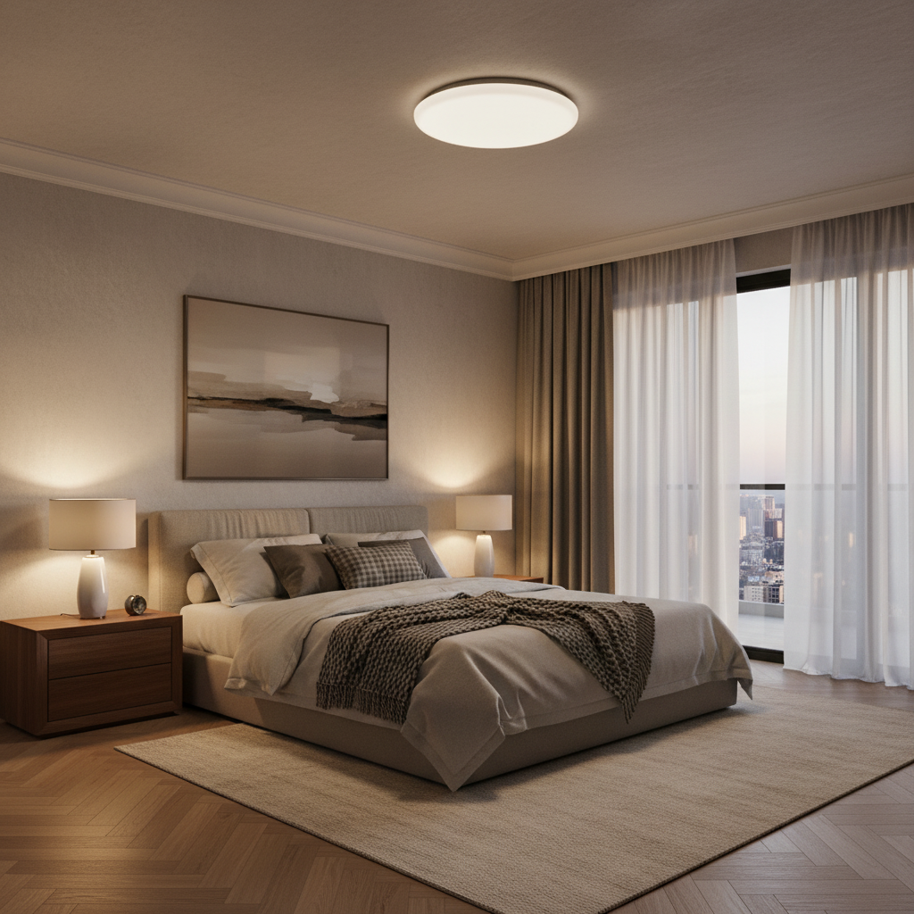 Eglo Light Bulbs & Fixtures Eglo Giron Fluorescent Ceiling Light 55W - 89253