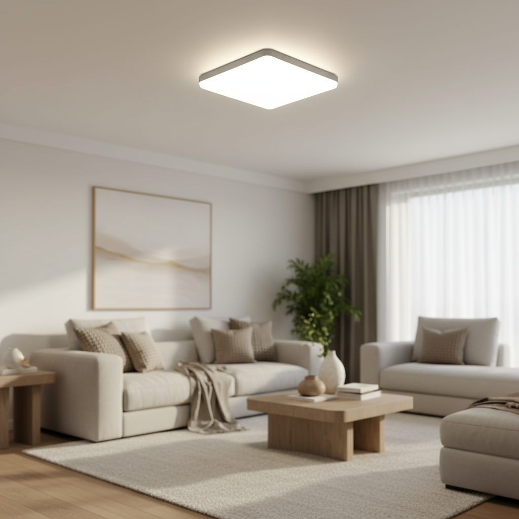 Eglo Light Bulbs & Fixtures Eglo Giron Square Ceiling Light 22W 40W 55W