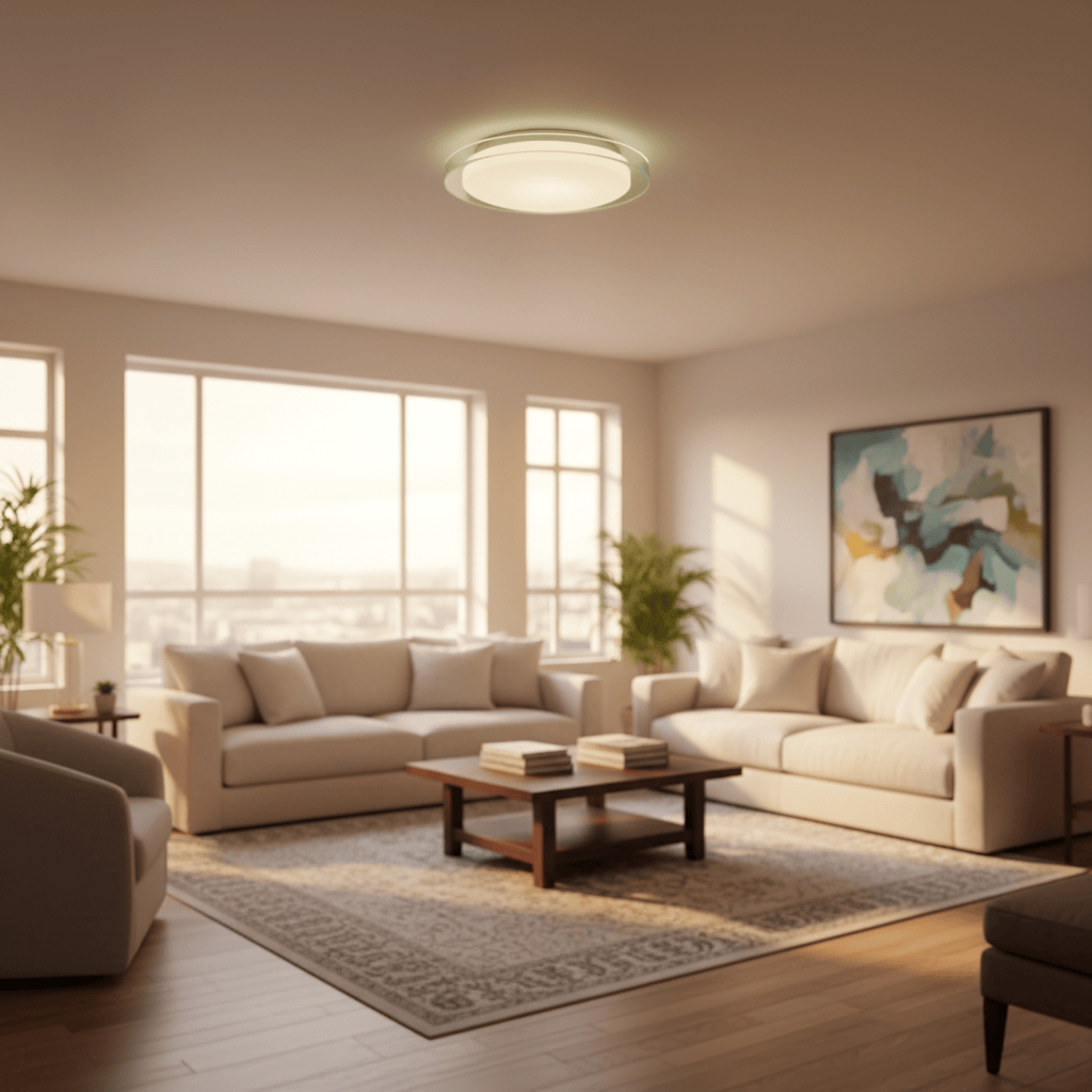 Eglo Light Bulbs & Fixtures Eglo Hebe Large Round Ceiling Light 32W - 88938