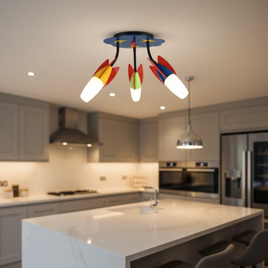 Eglo Light Bulbs & Fixtures Eglo Laia Modern Cluster Design Ceiling Light 9W - 88999