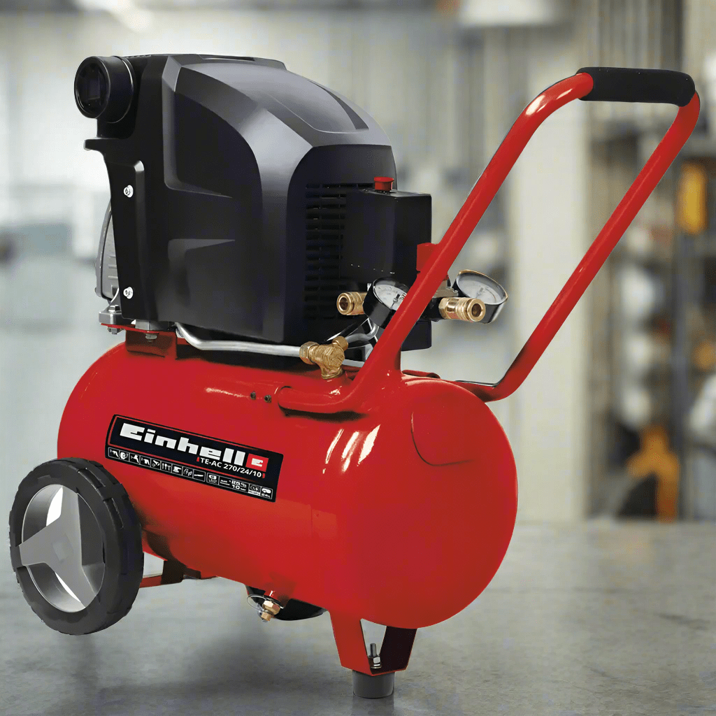 Einhell Compressor & Air Tool Accessories Einhell Air Compressor 1800W 24L - TE-AC 270/24/10 D