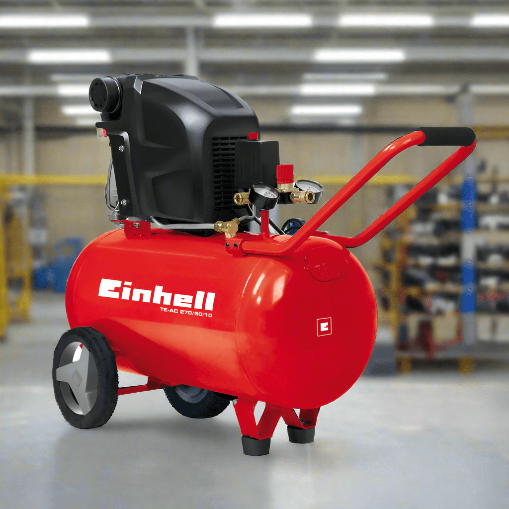 Einhell Compressor & Air Tool Accessories Einhell Air Compressor 1800W 50L - TE-AC 270/50/10 D