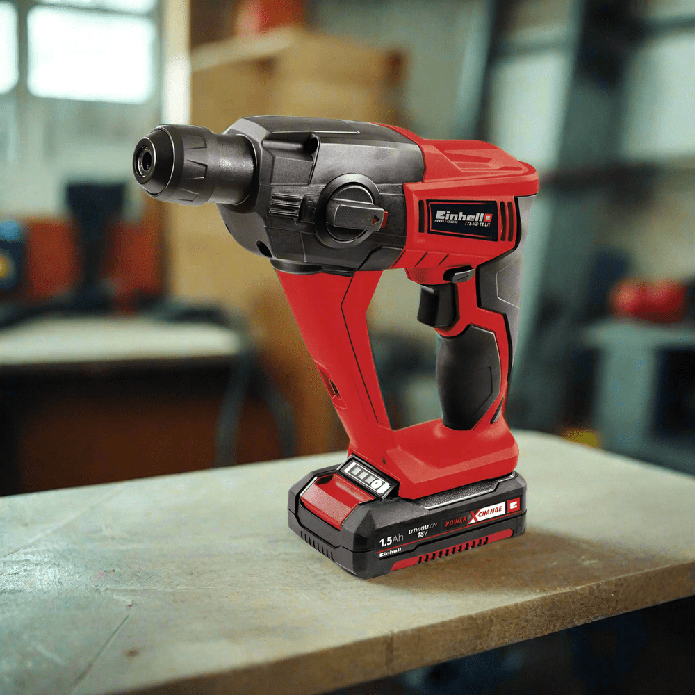 Einhell Drill Einhell Cordless Rotary Hammer 18V - TE-HD 18 Li Kit