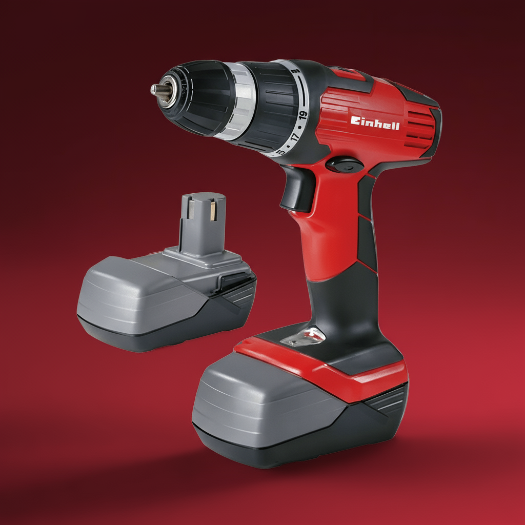 Einhell Drill Einhell Lithium-Ion Cordless Drill 18V - TH-CD 18-2 1 H