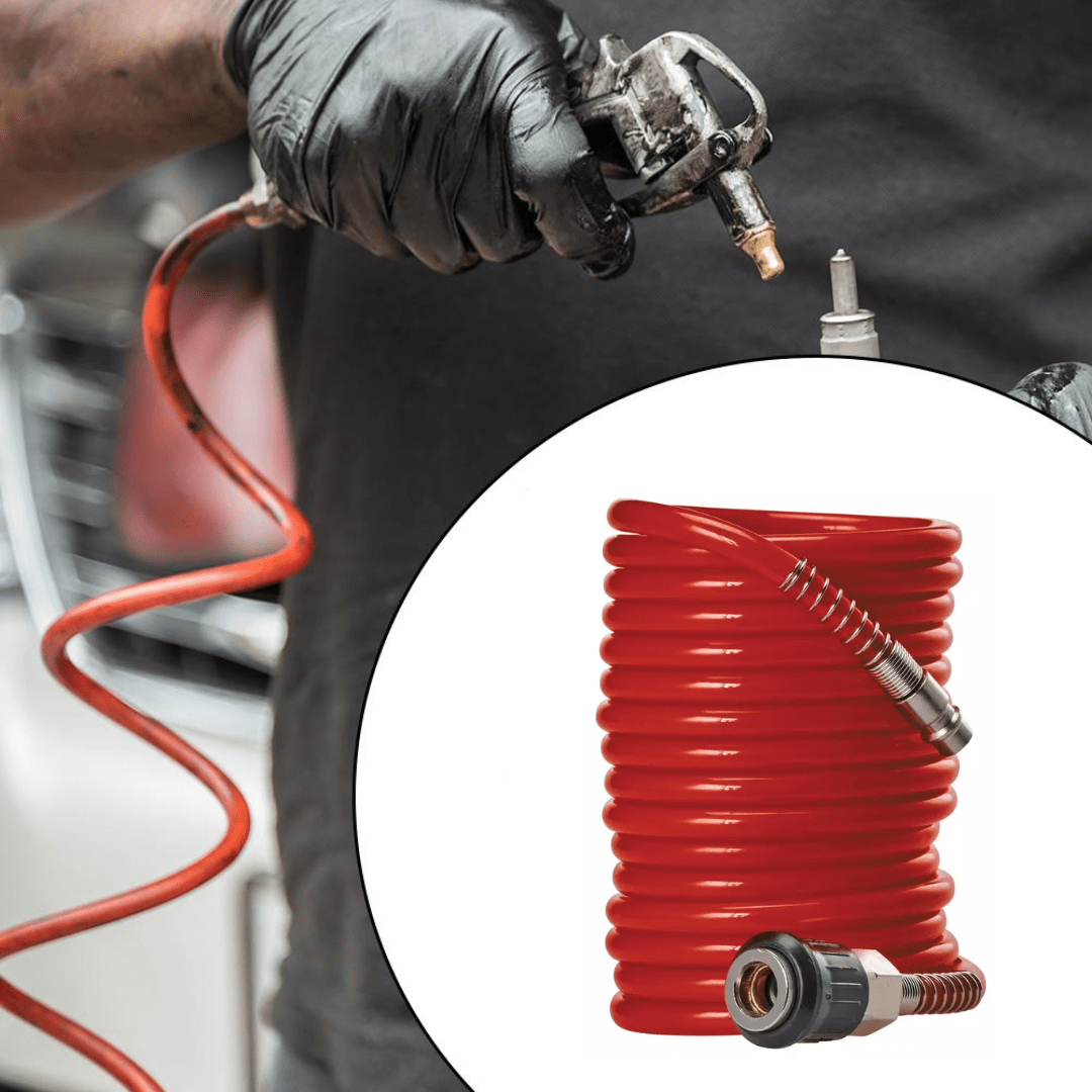 Einhell Compressor & Air Tool Accessories Einhell Spiral 4m Pressure Air Hose - 4139410