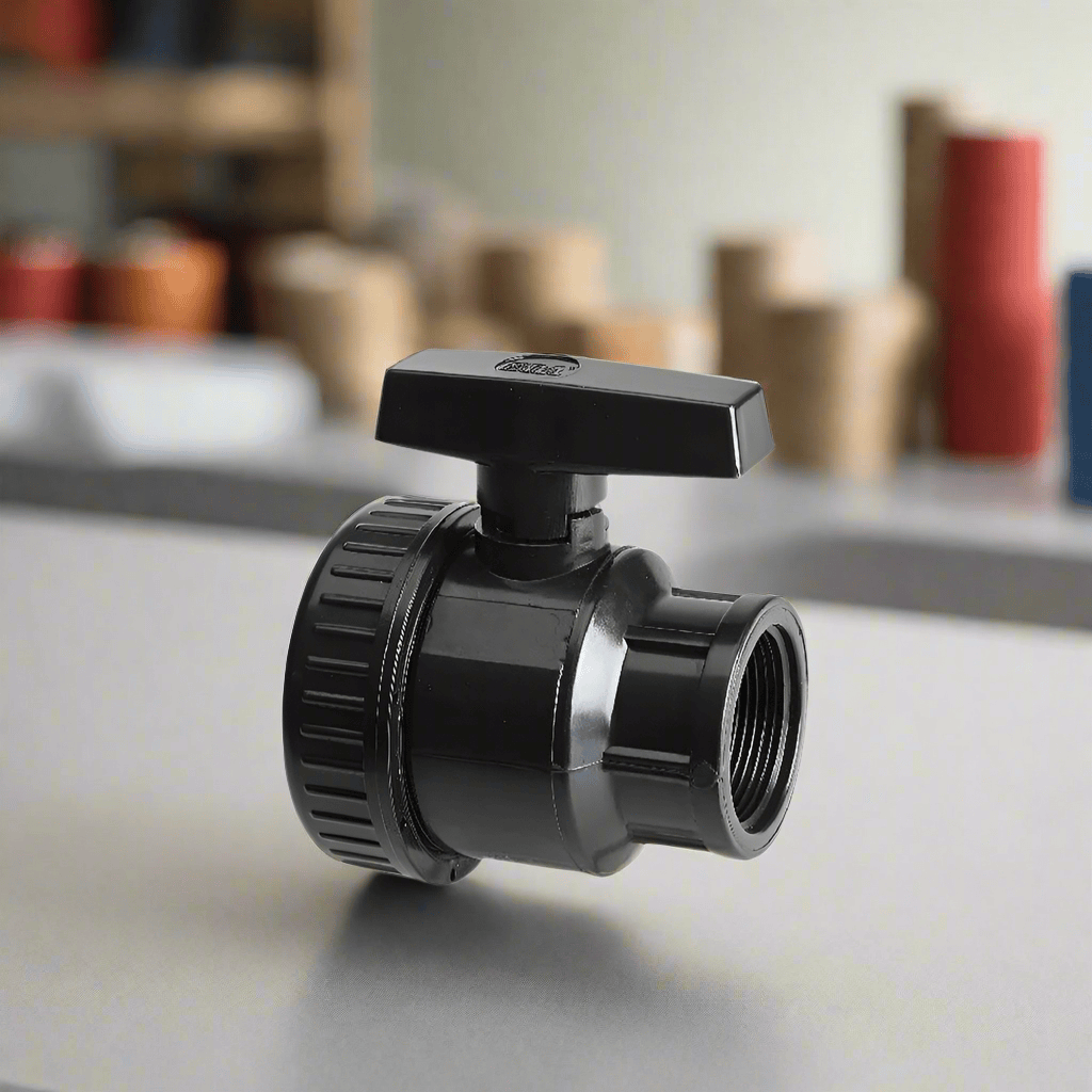 Era Plumbing Accessories Era HDPE Double Female Union Ball Valve - 1"& 3/4''