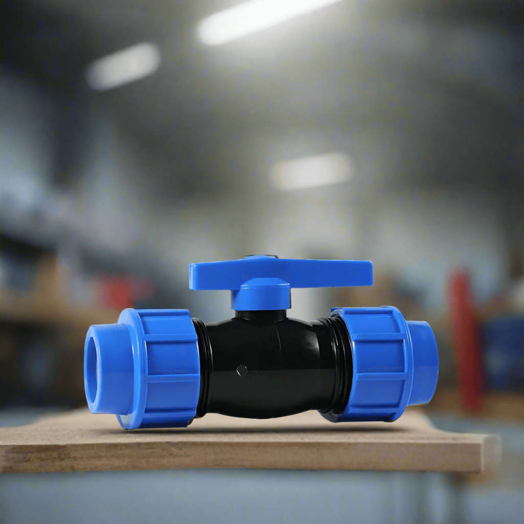 Era Plumbing Accessories Era Plastic Double Union Ball Valve 1" & 3/4"